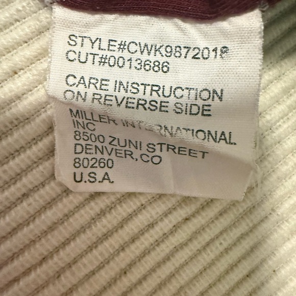 Cruel Zip-Up Hoodie Red Burnout Rhinestone Embellished Size M - Picture 6 of 11